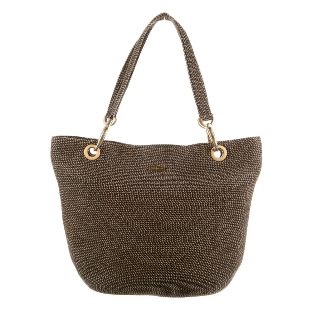 Eric Javits Raffia Tote Bag in brown
